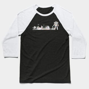 Tokyo japan skyline subway map Baseball T-Shirt